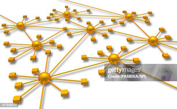 23,519 Complex Network Diagram High Res Illustrations - Getty Images