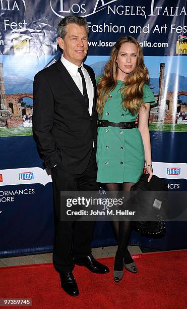 Composer/Producer David Foster and Actress Erin Foster attend the Los Angeles Italia Film, Fashion & Art Festival at the Mann Chinese 6 on March 1,...