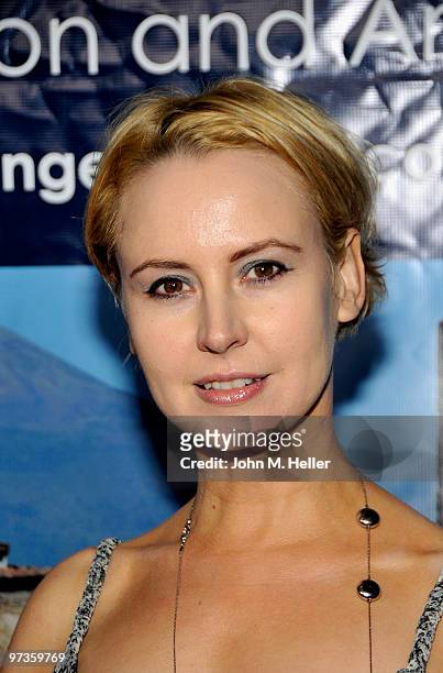 Actress Caroline Carver attends the Los Angeles Italia Film, Fashion & Art Festival at the Mann Chinese 6 on March 1, 2010 in Los Angeles, California.