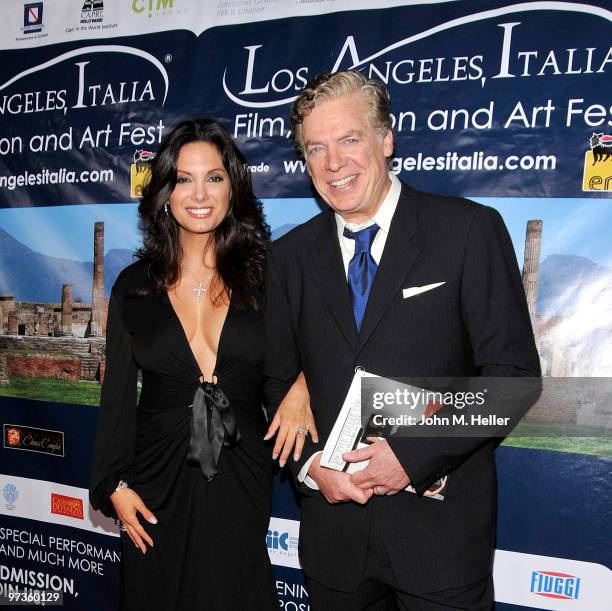 Actors Alex Meneses and Chris McDonald attend the Los Angeles Italia Film, Fashion & Art Festival at the Mann Chinese 6 on March 1, 2010 in Los...