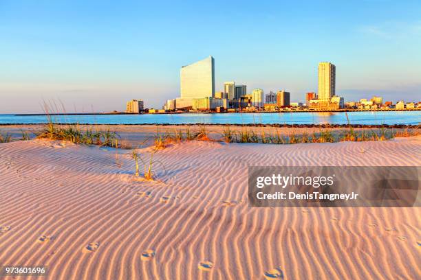 atlantic city, new jersey - new jersey beach stock pictures, royalty-free photos & images