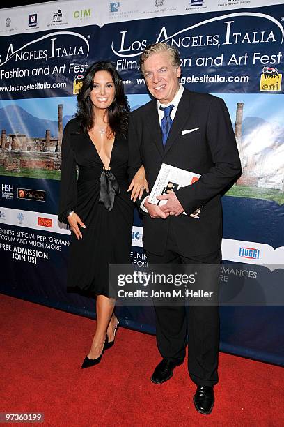 Actors Alex Meneses and Chris McDonald attend the Los Angeles Italia Film, Fashion & Art Festival at the Mann Chinese 6 on March 1, 2010 in Los...