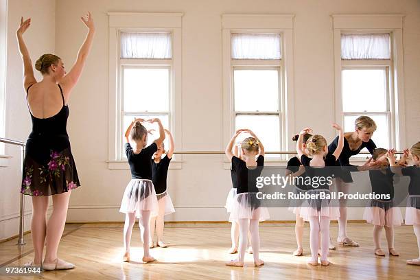 springville, utah, usa, lessons at ballet school - springville utah stock pictures, royalty-free photos & images