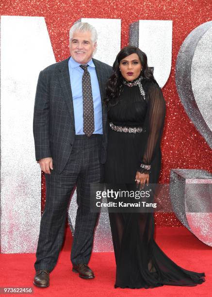 Director Gary Ross and Mindy Kaling attend the European Premiere of 'Ocean's 8' at Cineworld Leicester Square on June 13, 2018 in London, England.