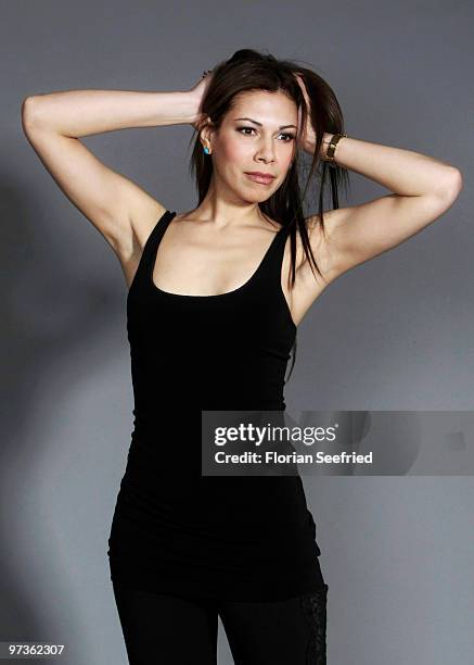 Actress Daniela Lavender poses for a portrait shoot during the 60th Berlin International Film Festival at the hotel the Regent on February 13, 2010...
