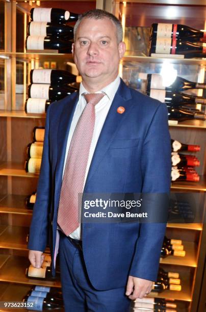 Jonathan Ward attends the Centrepoint VIP Dinner hosted By Kiera Chaplin & Elen Rivas at Cafe Royal on June 13, 2018 in London, England.