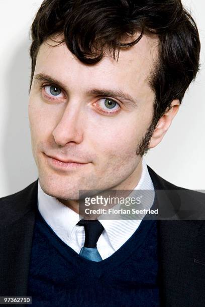 Actor Edward Hogg poses for a picture during the shooting stars portrait session during the 60th Berlin International Film Festival at Palmen Garden...