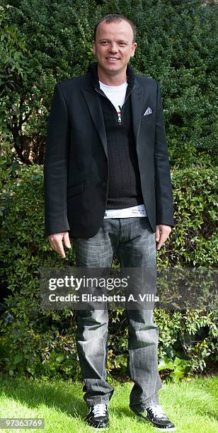 Italian singer Gigi D'Alessio attends "Gigi, Questo Sono Io" TV show photocall at RAI Viale Mazzini on March 2, 2010 in Rome, Italy.