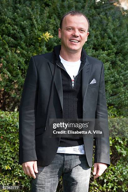 Italian singer Gigi D'Alessio attends "Gigi, Questo Sono Io" TV show photocall at RAI Viale Mazzini on March 2, 2010 in Rome, Italy.