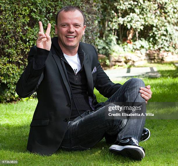 Italian singer Gigi D'Alessio attends "Gigi, Questo Sono Io" TV show photocall at RAI Viale Mazzini on March 2, 2010 in Rome, Italy.