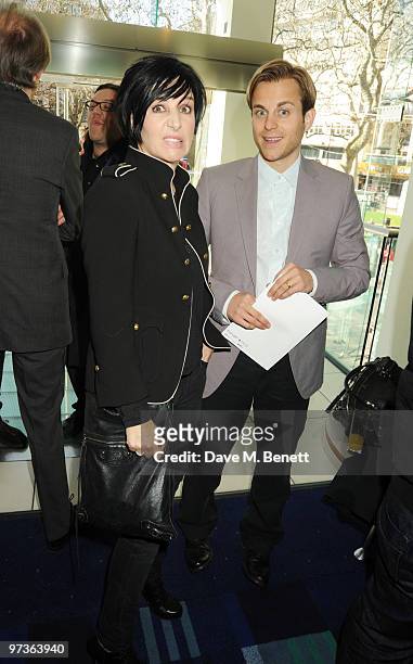 Sharleen Spiteri and Kevin Bishop attend the First Light Movie Awards at Odeon Leicester Square on March 2, 2010 in London, England.