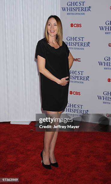 Actress Bree Turner arrives to the "Ghost Whisperer" 100th Episode Celebration at XIV on March 1, 2010 in West Hollywood, California.