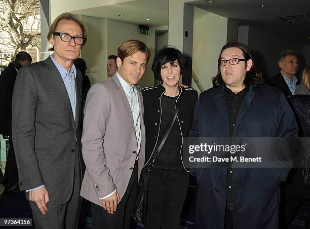 Bill Nighy, Kevin Bishop, Sharleen Spiteri and Nick Frost attend the First Light Movie Awards at Odeon Leicester Square on March 2, 2010 in London,...