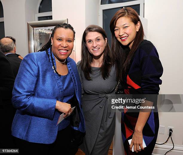 Foundation's Girl Campaign Director Kimberly Perry, Andrea Ross and media personality SuChin Pak attend the Ivanka Trump Fine Jewelry Collection...