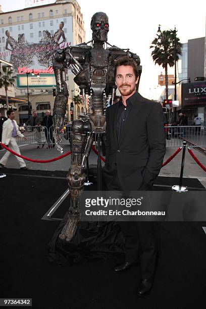 Christian Bale at Warner Bros. Pictures U.S. Premiere of "Terminator Salvation" on May 14, 2009 at Grauman's Chinese Theatre in Hollywood, California.