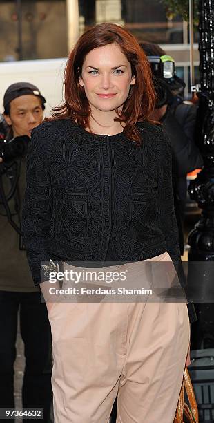 Ruth Wilson attends The Laurence Olivier Awards nominee's luncheon at Haymarket Hotel on March 2, 2010 in London, England.