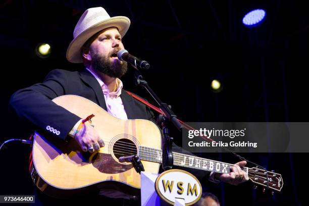 Joshua Hedley performs during Bonnaroo Music & Arts Festival on June 10, 2018 in Manchester, Tennessee.