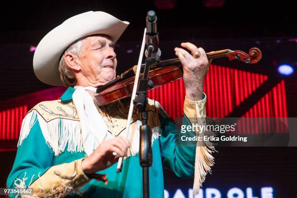 Woody Paul of Riders In The Sky performs during Bonnaroo Music & Arts Festival on J