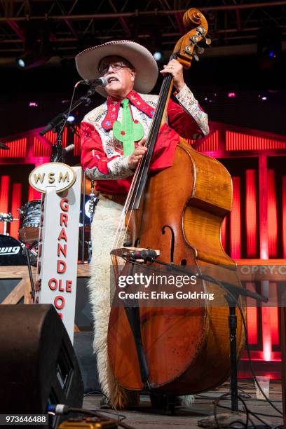 Too Slim of Riders In The Sky performs during Bonnaroo Music & Arts Festival on June 10, 2018 in Manchester, Tennessee.