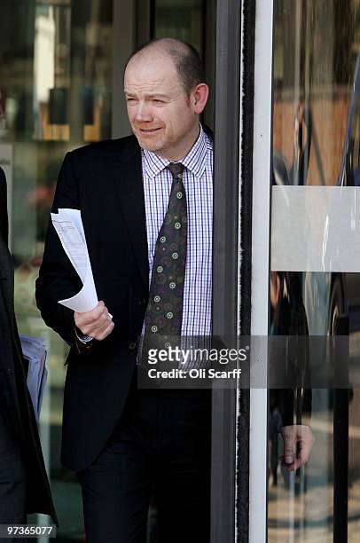 Mark Thompson, the director General of the BBC, leaves the BBC Television Centre on March 2, 2010 in London, England. The corporation have today...