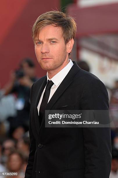 Actor Ewan McGregor attends "The Men Who Stare At Goats" Premiere at the Sala Grande during the 66th Venice Film Festival on September 8, 2009 in...