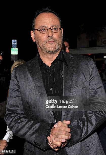 Actor Jean Reno arrives at the Los Angeles premiere of "Couples Retreat" held the Mann's Village Theatre on October 5, 2009 in Westwood, Los Angeles,...