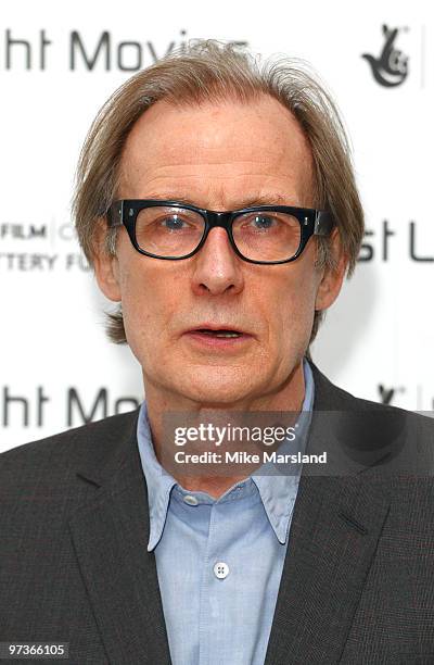 Bill Nighy attends the First Light Movie Awards at Odeon Leicester Square on March 2, 2010 in London, England.