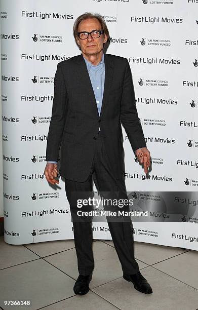 Bill Nighy attends the First Light Movie Awards at Odeon Leicester Square on March 2, 2010 in London, England.