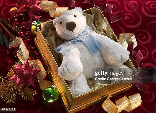 christmas bear - uppvecklad bildbanksfoton och bilder