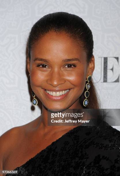 Actress Joy Bryant arrives at The Art of Elysium's 3rd Annual Black Tie Charity Gala "Heaven" on January 16, 2010 in Los Angeles, California.