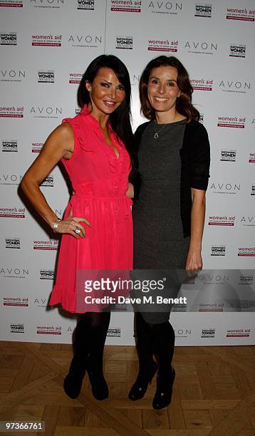 Lizzy Cundy and Tana Ramsay attend the "AVON and Women's Aid Empowering Women Awards 2010" at the Manderin Hotel, London. On March 01, 2010
