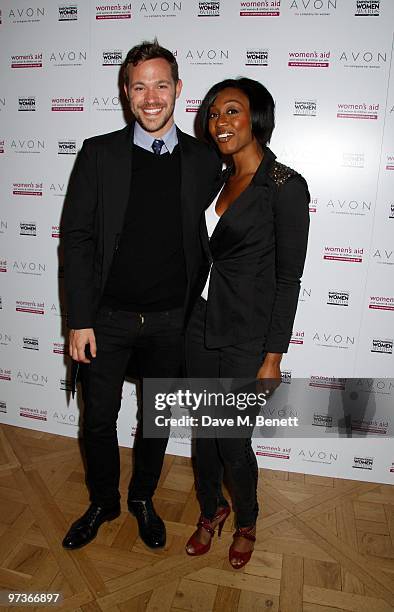 Will Young and Beverley Knight attend the "AVON and Women's Aid Empowering Women Awards 2010" at the Manderin Hotel, London. On March 01, 2010