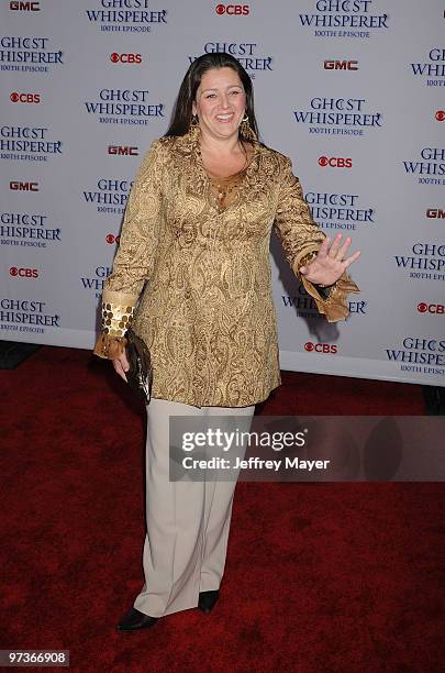 Actress Camryn Manheim arrives to the "Ghost Whisperer" 100th Episode Celebration at XIV on March 1, 2010 in West Hollywood, California.