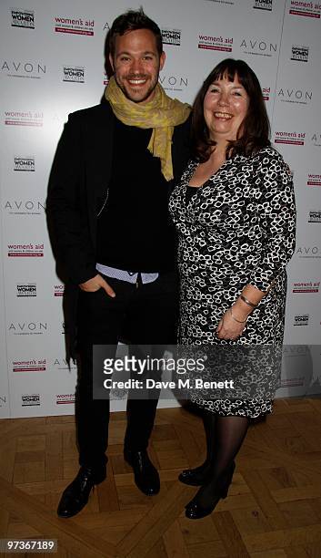 Will Young and Nicola Harwin attend the "AVON and Women's Aid Empowering Women Awards 2010" at the Manderin Hotel, London. On March 01, 2010