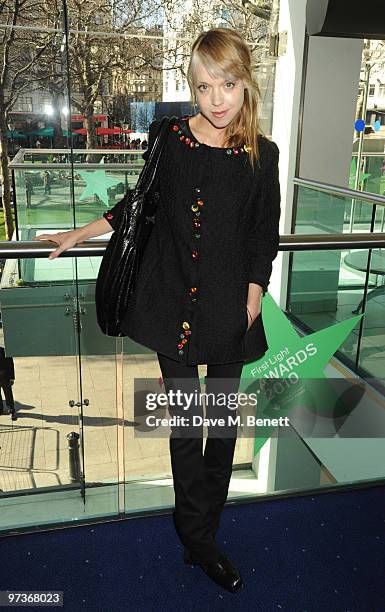 Antonia Campbell-Hughes attends the First Light Movie Awards at Odeon Leicester Square on March 2, 2010 in London, England.