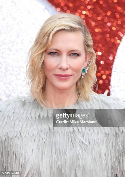 Cate Blanchett attends the 'Ocean's 8' UK Premiere held at Cineworld Leicester Square on June 13, 2018 in London, England.