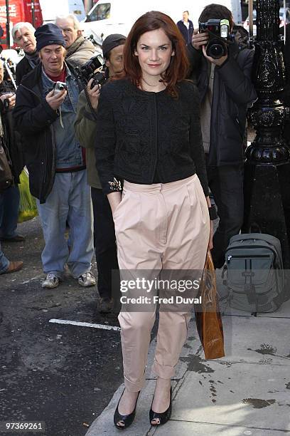 Ruth Wilson attends the Laurence Olivier Awards nominees luncheon at Haymarket Hotel on March 2, 2010 in London, England.