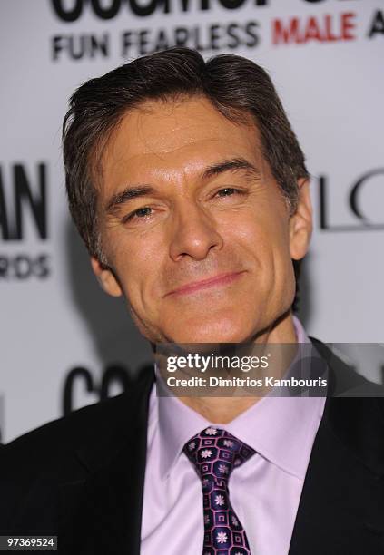 Dr. Mehmet Oz attends Cosmopolitan Magazine's Fun Fearless Males of 2010 at the Mandarin Oriental Hotel on March 1, 2010 in New York City.