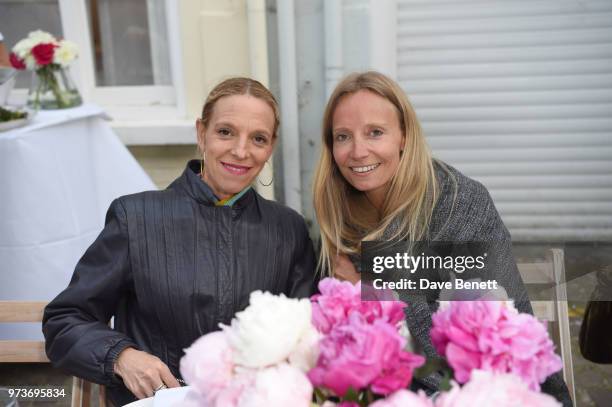 Tiphaine De Lussy and Martha Ward attend as Catherine Quin hosts a dinner to celebrate 'Women Of Purpose' on June 13, 2018 in London, England.