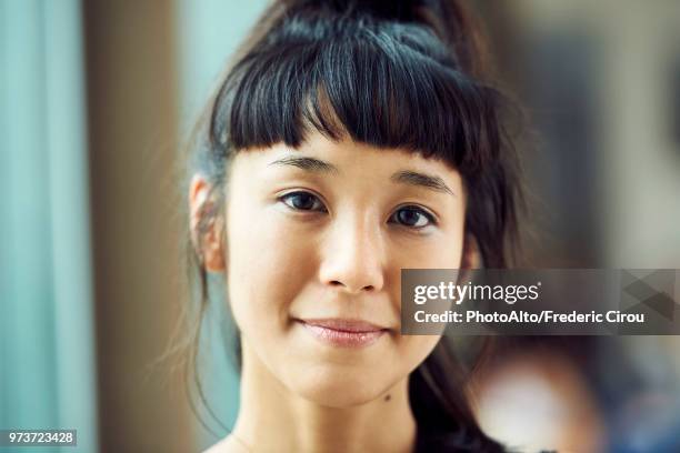 young woman, portrait - women face close up stock pictures, royalty-free photos & images