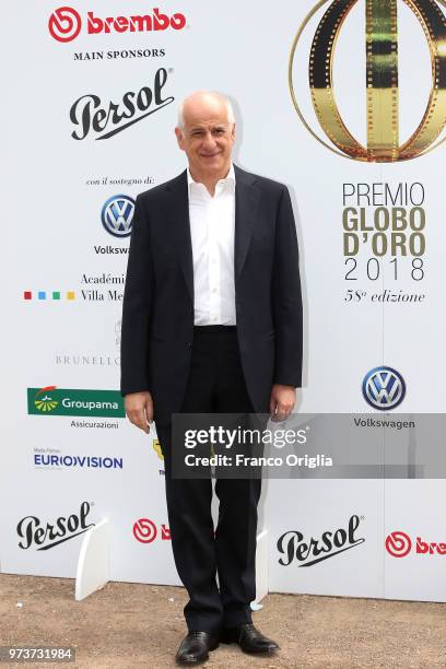 Toni Servillo attends Globi D'Oro awards ceremony at the Academie de France Villa Medici on June 13, 2018 in Rome, Italy.