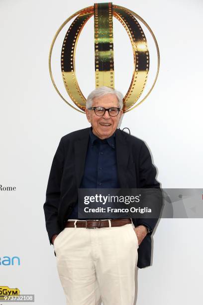 Paolo Taviani attends Globi D'Oro awards ceremony at the Academie de France Villa Medici on June 13, 2018 in Rome, Italy.