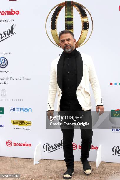 Jesus Garces Lambert attends Globi D'Oro awards ceremony at the Academie de France Villa Medici on June 13, 2018 in Rome, Italy.
