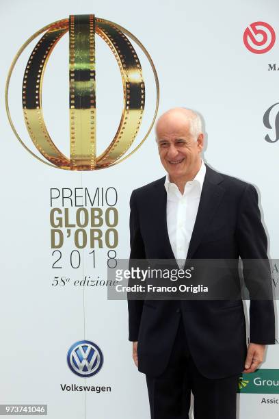 Toni Servillo attends Globi D'Oro awards ceremony at the Academie de France Villa Medici on June 13, 2018 in Rome, Italy.