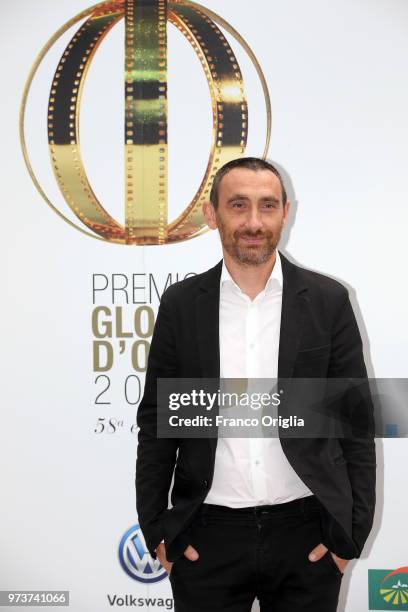 Antonio Manetti attends Globi D'Oro awards ceremony at the Academie de France Villa Medici on June 13, 2018 in Rome, Italy.