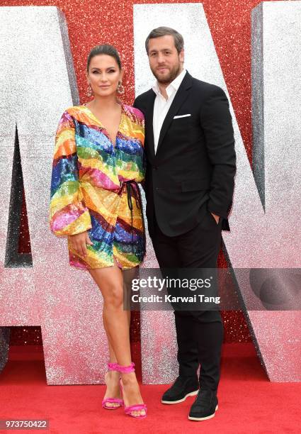 Sam Faiers and Paul Knightley attend the European Premiere of 'Ocean's 8' at Cineworld Leicester Square on June 13, 2018 in London, England.