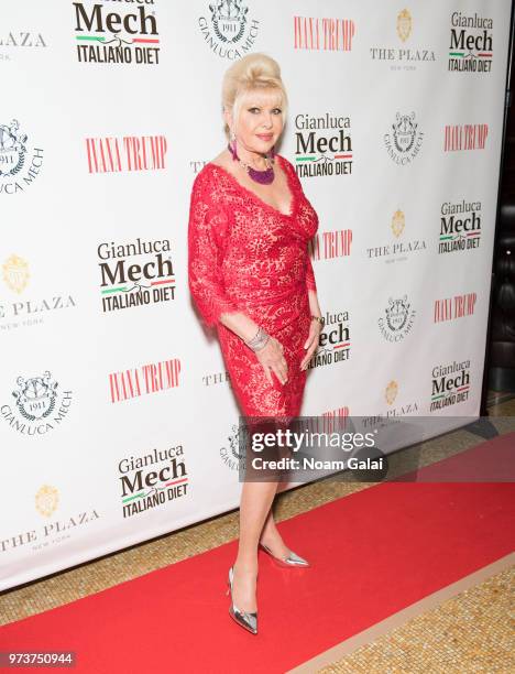 Ivana Trump attends a press conference announcing her new campaign to fight obesity at The Plaza Hotel on June 13, 2018 in New York City.