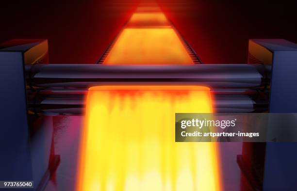 steel production;rolling mill - steel plant stock pictures, royalty-free photos & images