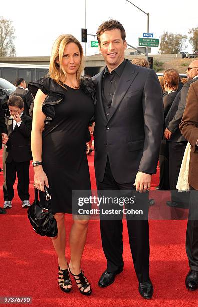 Musician Harry Connick Jr. And wife Jill Goodacre arrive at the 52nd Annual GRAMMY Awards held at Staples Center on January 31, 2010 in Los Angeles,...