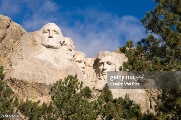 Mount Rushmore, Keystone, Black Hills, South Dakota, USA.